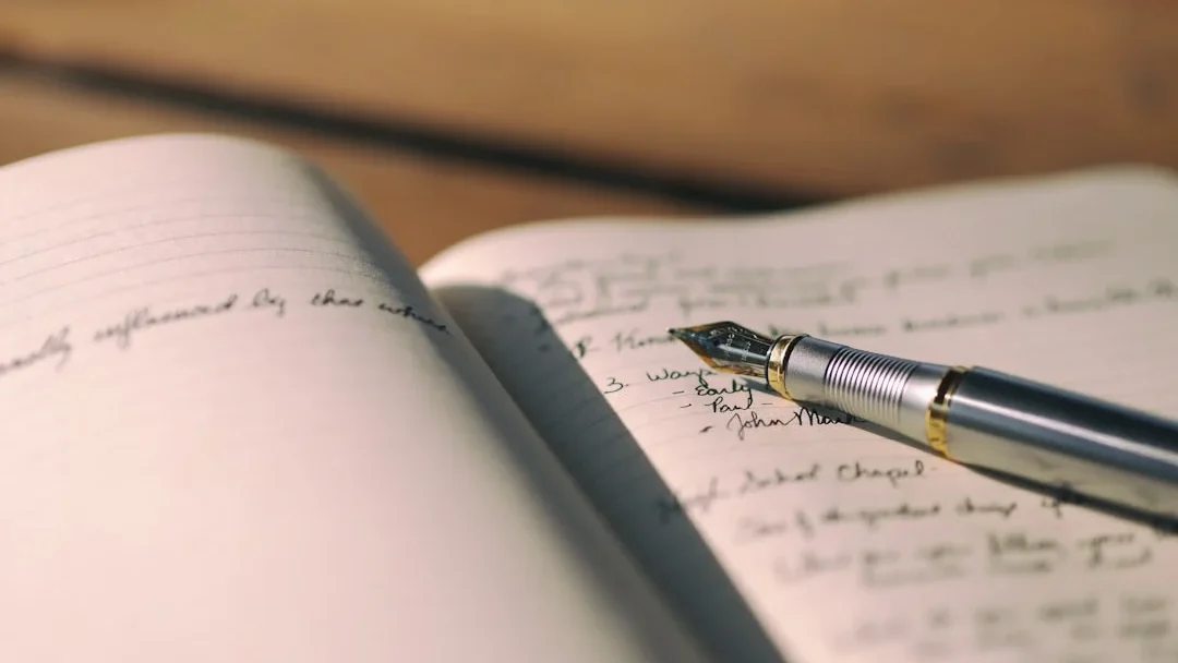Notebook Pen Brainstorm